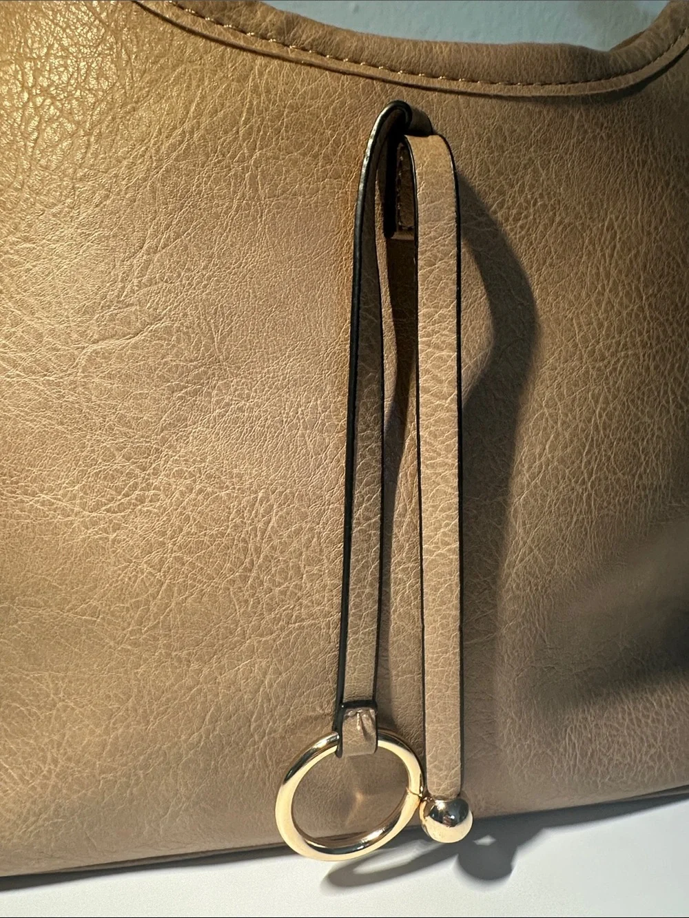 Le Miel Women's Tan Shoulder Bag - Classic Everyday NWT